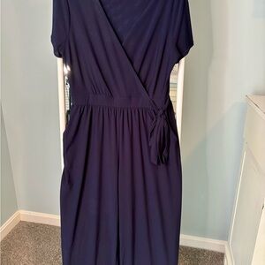 Petite XL Navy Romper. Brand is Petite Assembly (purchased from Short Story Box)